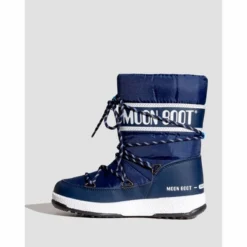 Bottes De Neige Moon Boot Boys Sport Blue Navy White -Teva Boutique 008 34051300 002bluenavy white 03