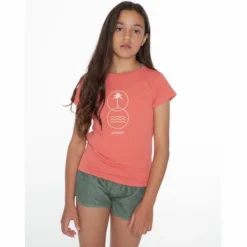 T-Shirt Protest Filles Amelia Jr Rashguard Short Sleeve Cottagerust -Teva Boutique 014