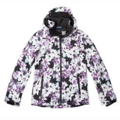 ONeill Veste De Ski O'Neill Girls Lite AOP Jacket Blue Ice Flower