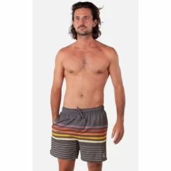 Short De Bain Barts Men Cruz Shorts Dark Grey -Teva Boutique 0570cruz shorts19amf