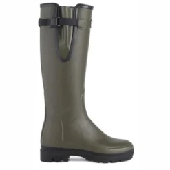 Bottes De Pluie Le Chameau Women Vierzonord Neoprene Lined Vert Chameau
