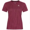 Maillot De Sport Odlo Women Crew Neck S/S Zeroweight Engineered Paradise Pink Melange -Teva Boutique 1 313731 30786 1