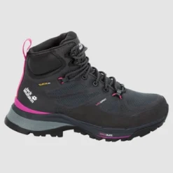 Chaussure De Marche Jack Wolfskin Femme Force Striker Texapore Mid Phantom Pink