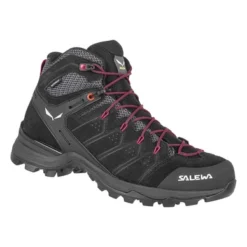 Chaussures De Randonnée Salewa Femme Alp Mate Mid Waterproof Black Out Virtual Pink