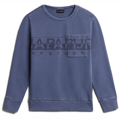Pull Napapijri Kids B-Saleina Crew Blue Indigo 1 Pull Napapijri Kids B-Saleina Crew Blue Indigo