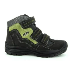 Chaussures De Randonnée Berghen Kids Arcadia Velcro Anthracite Verde