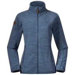 Veste Bergans Women Hareid Fleece W Jacket NoHood Orion Blue