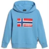 Pull Napapijri Kids B-Zamora Hood Blue Azure -Teva Boutique 1 dfjaj