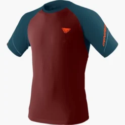 Maillot De Course Dynafit Homme Alpine Pro Short Sleeve Syrah