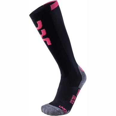 Chaussettes De Ski UYN Women Evo Race Black Pink Paradise 1 Chaussettes De Ski UYN Women Evo Race Black Pink Paradise