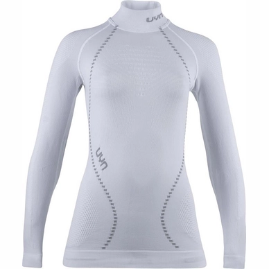 Maillot De Coprs Uyn Women Ambityon L/S Turtle Neck Optical White White Pearl Grey 1 Maillot De Coprs Uyn Women Ambityon L/S Turtle Neck Optical White White Pearl Grey