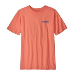 T-Shirt Patagonia Enfant Regenerative Organic Certified Cotton Graphic Alpine Icon Coho Coral
