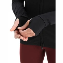 Gilet Icebreaker Women ZoneKnit LS Zip Black -Teva Boutique 10 zoneknitblack9