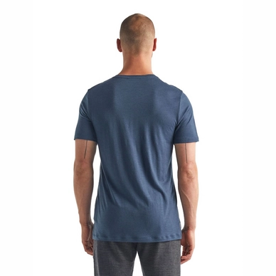 T-Shirt Icebreaker Hommes Tech Lite SS Crewe Tour Club 1995 Serene Blue 3 T-Shirt Icebreaker Hommes Tech Lite SS Crewe Tour Club 1995 Serene Blue â Image 3