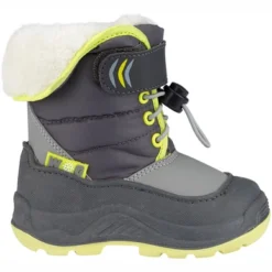 Bottes De Neige Winter-Grip Junior Hoppin Bieber Gris Anthracite Vert Clair