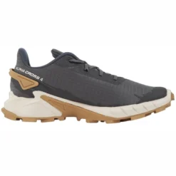 Chaussures De Trail Salomon Homme Alphacross 4 Ebony Rainy Day Phantom