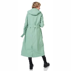 Imperméable Happy Rainy Days Montreal Green -Teva Boutique 1708 montreal lange regenjas frost groen back
