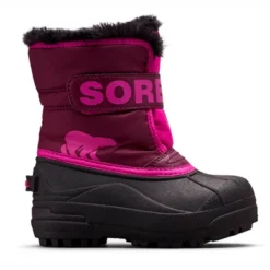 Bottes Sorel Childrens Snow Commander Purple Dahlia