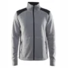 Gilet Craft Men Noble Zip Jacket HK Fleece Grey Melange -Teva Boutique 1904587 2950 Noble Zip Jacket Heavy Knit fleece F