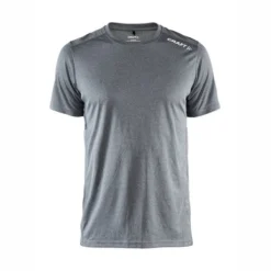 T-Shirt Craft Hommes Rush SS Tee Dk Grey Melange