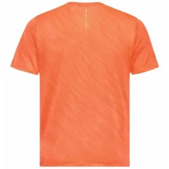 Maillot De Sport Odlo Men Crew Neck S/S Zeroweight Engineered Shocking Orange Melange -Teva Boutique 2 313732 30788 3
