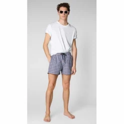 Short De Bain Save The Duck Homme Ademir Swimwear Plastic Monograms (5 Pouces) -Teva Boutique 2 dw1222msipo162081401