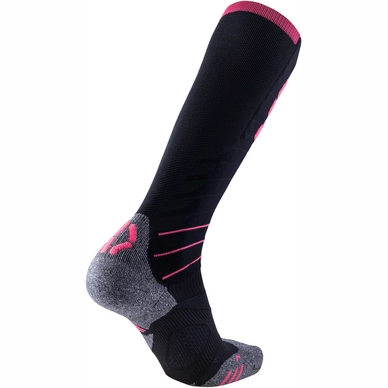 Chaussettes De Ski UYN Women Evo Race Black Pink Paradise 2 Chaussettes De Ski UYN Women Evo Race Black Pink Paradise – Image 2