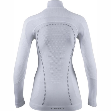 Maillot De Coprs Uyn Women Ambityon L/S Turtle Neck Optical White White Pearl Grey 2 Maillot De Coprs Uyn Women Ambityon L/S Turtle Neck Optical White White Pearl Grey – Image 2