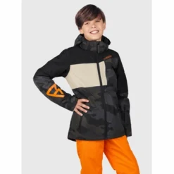 Veste De Ski Brunotti Boys Flynnery-AO Snowjacket Pine Green -Teva Boutique 2223200461 9551 3