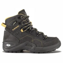 Chaussures De Marche Lowa Kody III GTX Mid Junior Anthracite Jaune