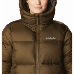 Veste Women Columbia Puffect Mid Hooded Jacket Olive Green -Teva Boutique 3 1864791 319 a2