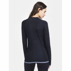 Maillot De Corps Craft Femme ADV Warm Intensity LS W Black -Teva Boutique 3 1912644 999000 ADV20Warm20Intensity20LS20W Closeup2 Preview