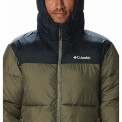 Veste Men Columbia Puffect Hooded Jacket Stone Green Black -Teva Boutique 3 2008413 397 a2