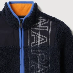 Gilet Napapijri Enfant Yupik Full Zip Bleue Marine -Teva Boutique 3 NA4FON176 ALT3