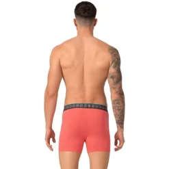 Caleçons Muchachomalo Men Short Solid Green Green Black (3-Pièces) -Teva Boutique 3 SOLID1010 476 07