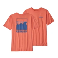 T-Shirt Patagonia Enfant Regenerative Organic Certified Cotton Graphic Alpine Icon Coho Coral -Teva Boutique 3 wbs22 62174 aicc