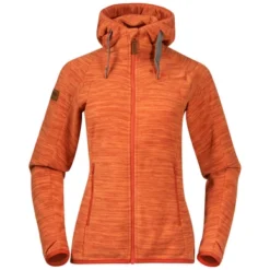 Gilet Bergans Women Hareid Fleece W Jacket Brick