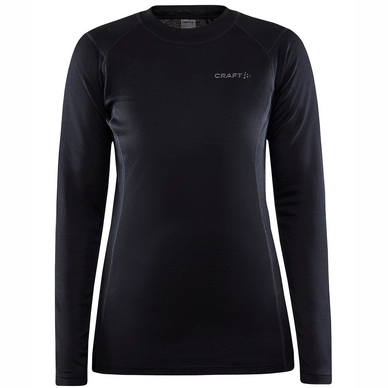 Maillot De Corps Craft Femme Core Warm Baselayer LS Tee W Black 1 Maillot De Corps Craft Femme Core Warm Baselayer LS Tee W Black