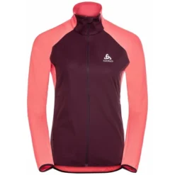 Veste Odlo Women Jacket Zeroweight Warm Hybrid Siesta Winetasting