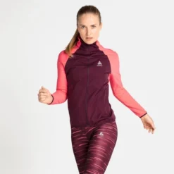 Veste Odlo Women Jacket Zeroweight Warm Hybrid Siesta Winetasting -Teva Boutique 313201 30763 3