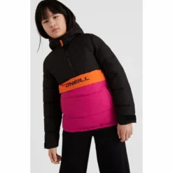 ONeill Veste O'Neill Girls O'Riginals Puffer Anorak Black Out Colour Block -Teva Boutique 3500010 49010 01 MODEL