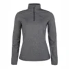 Pull De Ski Protest Women Fabrizom 1/4 Zip Top Dark Grey Melee -Teva Boutique 3692500 592