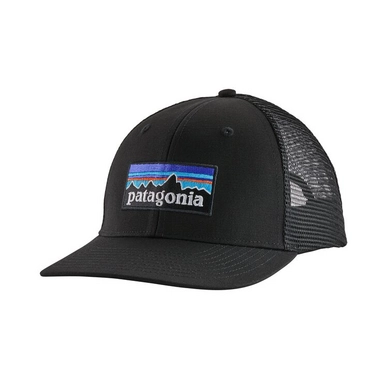 Casquette Patagonia P6 Logo Trucker Hat Black 1 Casquette Patagonia P6 Logo Trucker Hat Black