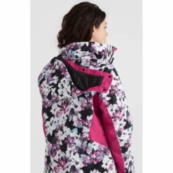 ONeill Veste De Ski O'Neill Women Adelite Jacket Blue Ice Flower -Teva Boutique 4 1500013 35024 03 MODEL