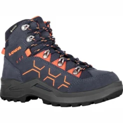Chaussures De Randonnée Lowa Enfant Kody Evo GTX Mid Steelblue Orange -Teva Boutique 4 640050 7920 kody evo gtx mid junior 2022 outer rotated 1
