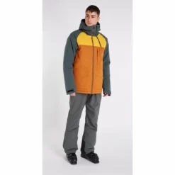 Manteau De Ski Protest Homme Kingstong Umberorange -Teva Boutique 4 6710122 608 model front full 01 web