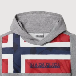 Sweat Napapijri Youth Beri H Medium Grey Melange -Teva Boutique 4 NA4FOW160 3