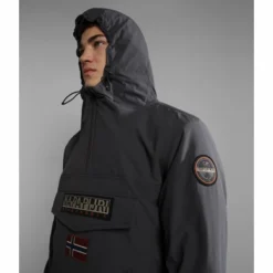 Veste Napapijri Homme Rainforest Summer Pocket 3 Dark Grey Solid -Teva Boutique 4 NA4G7CH98 ALT3