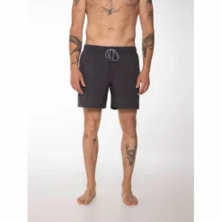 Short De Bain Protest Men Davey True Black -Teva Boutique 4 Protest Davey True Black 3