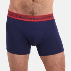 Boxers Bamboo Basics Men Rico Navy Black Black (Lot De 3) -Teva Boutique 4 RICO 023 navy front close